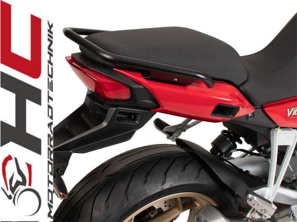Soziushaltegriff / Reling schwarz für Moto Guzzi V100 Mandello S