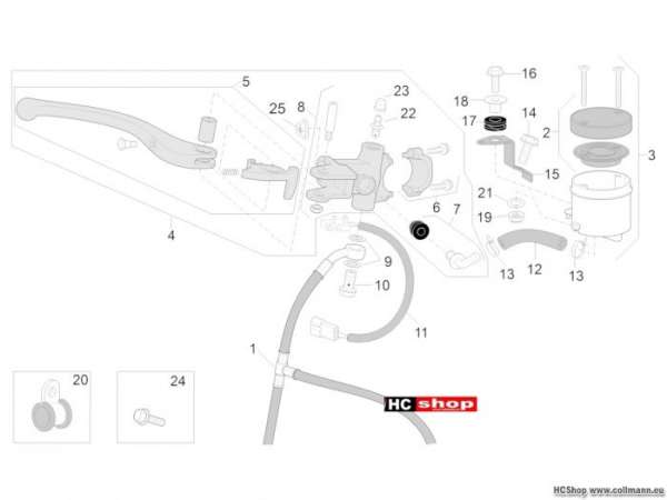 Aprilia Vorderradbremspumpe RSV4 R ABS