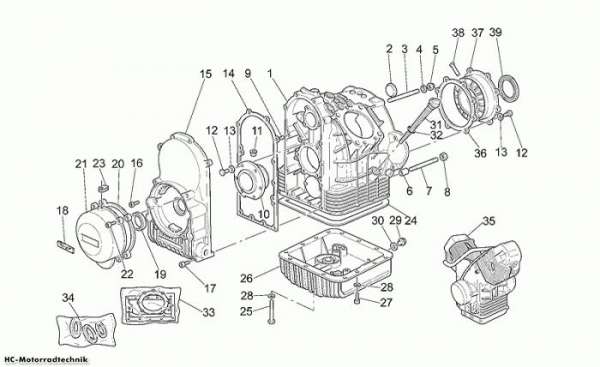 Moto Guzzi Kurbelwell.Geh California Special Sport 1100