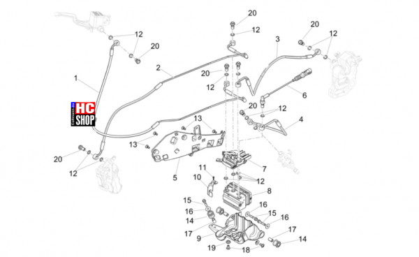 Aprilia RS 457 8V E5 - Bremsanlage - Bremsanlage ABS
