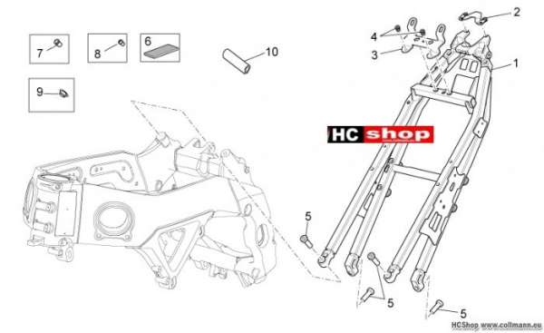 Aprilia Rahmen II RSV4 R ABS