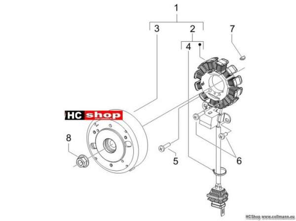 Gilera Lichtmaschine Runner 50