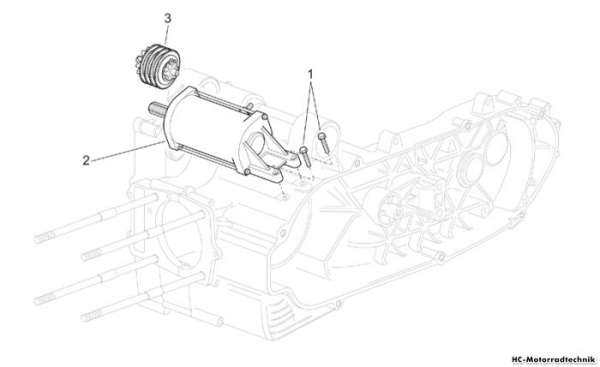Aprilia Startermotor Atlantic 500