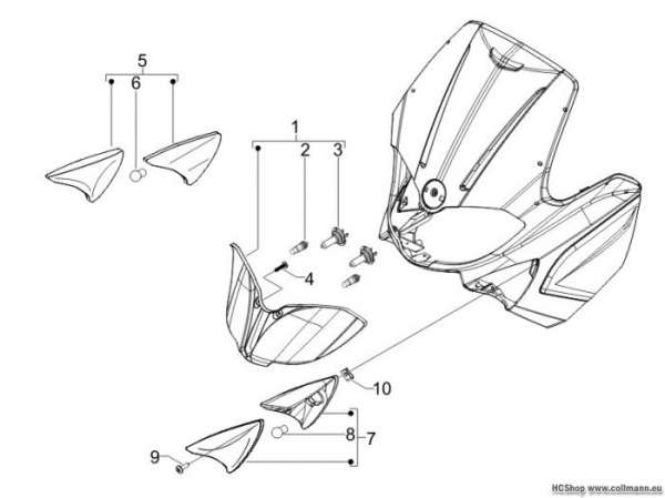 Gilera Vorderleuchten - Blinkleuchten Runner 50 SP