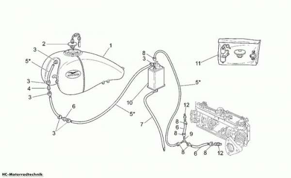 Moto Guzzi Kohlefilter California Special Sport 1100