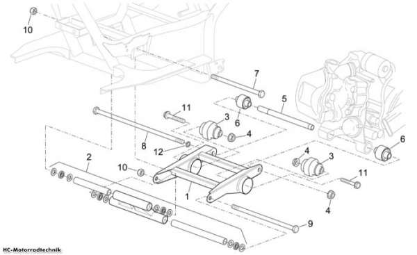 Aprilia Pleuelstange Scarabeo E3 125/200