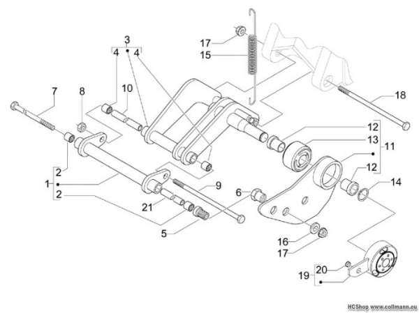 Aprilia Schwingarm SR MAX 300