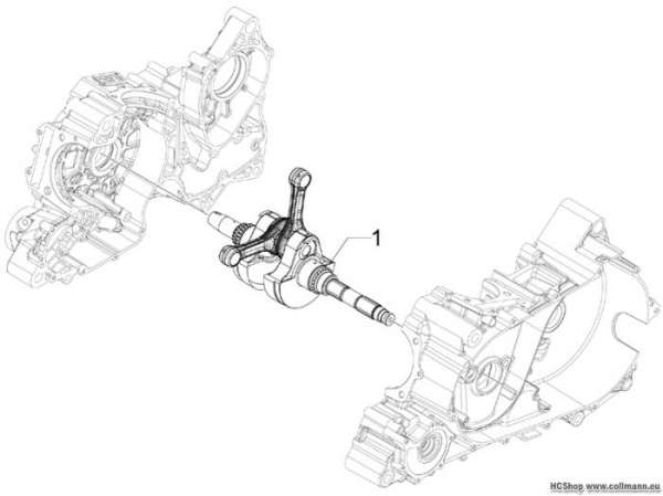 Gilera Kurbelwelle GP 800