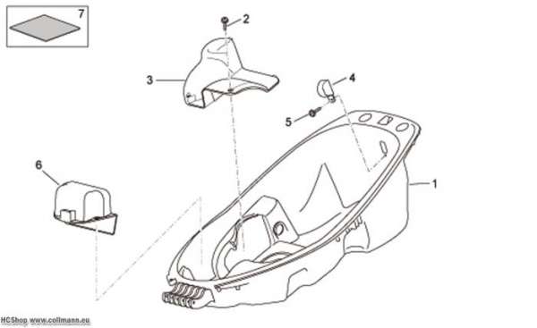 Aprilia U. Sitzbankt. Atlantic 125