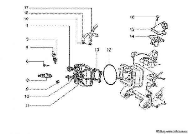Gilera Zylinderkopfkuhlung Runner 50 SP