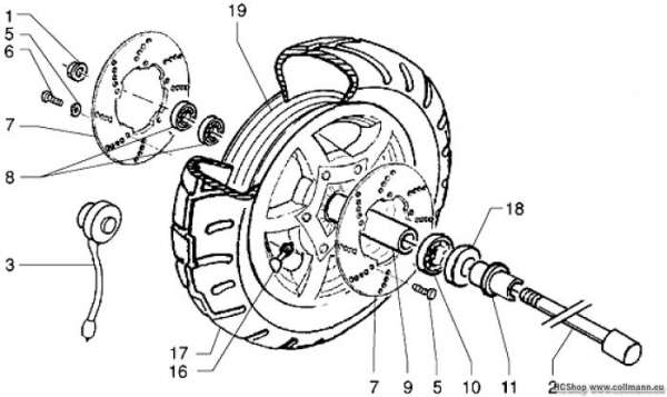 Piaggio Vorderrad X9 125