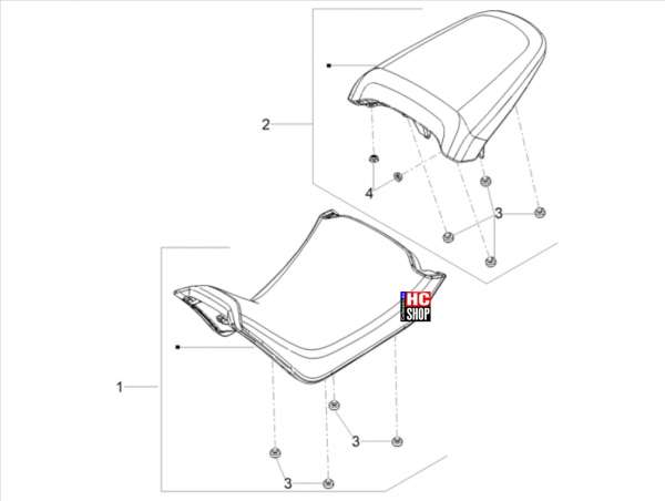 Moto Guzzi V100 Mandello S E5 Aufbau Sitz