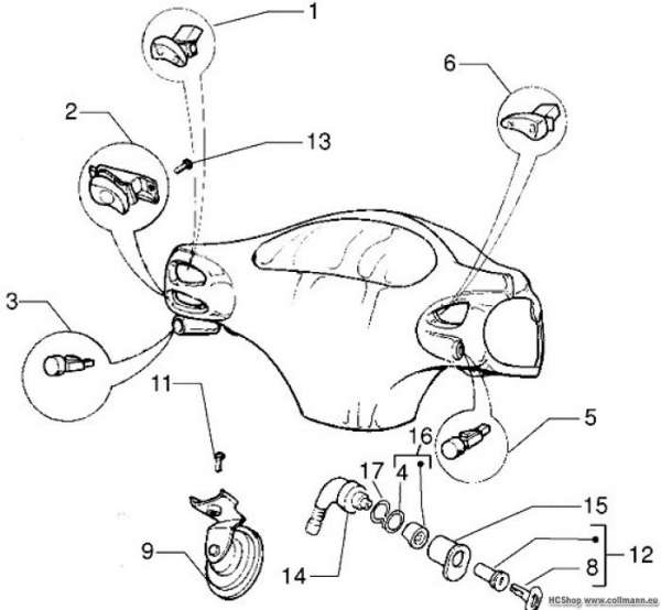 Vespa Elektrische Ausrüstung 50 4T