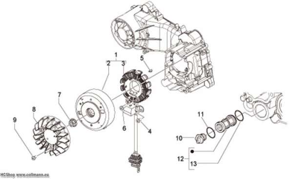 Aprilia Starter Sport City ONE 4T 4V USA CAN 50