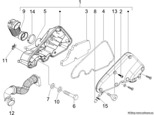 Vespa Luftfilter LX 125 4T