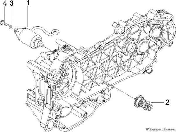 Piaggio Starter - Elektrischer X8 125