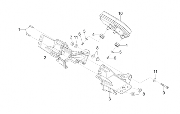 Aprilia Instrumente RS 125 ABS