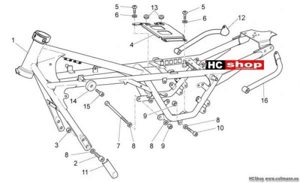 Moto Guzzi V7 Special Rahmen I