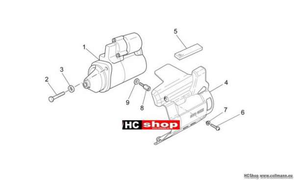 Moto Guzzi Griso 8V Startermotor