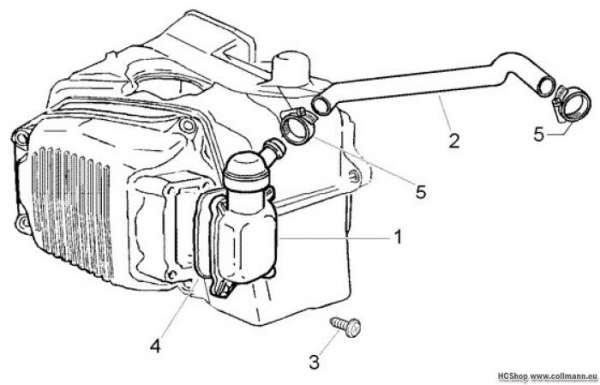 Vespa Ölentlüftungsventil Lx 125