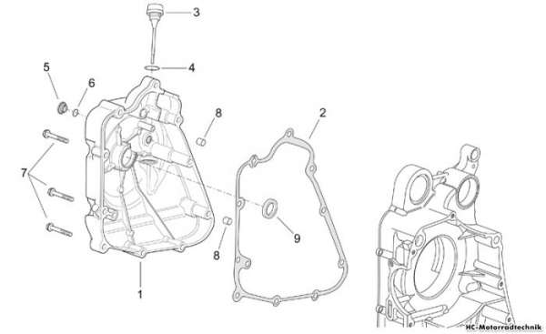 Aprilia Schwungradsseite Leonardo eng. Minarelli 250/300