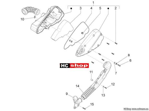 Piaggio Luftfilter Fly 125 ie. 3V