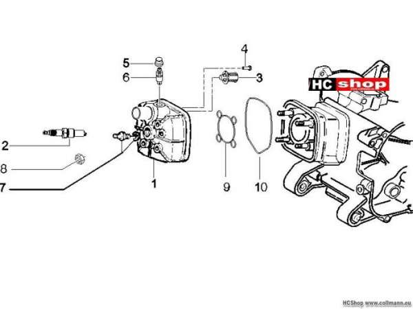 Gilera Zylinderkopfabdeckung Runner 50 SP