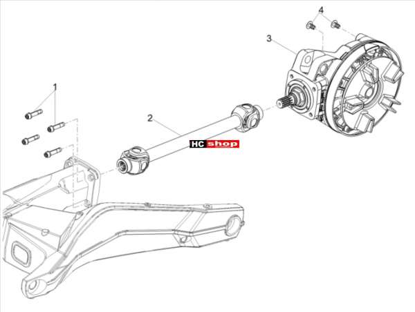 Moto Guzzi V85 TT TRAVEL PACK E4 ABS Motor Getriebe komplett