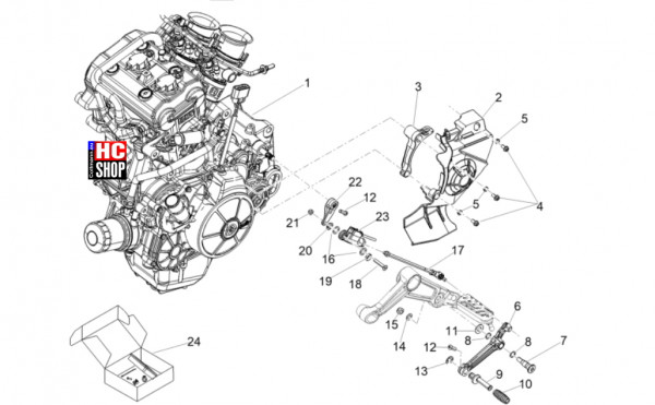 Aprilia RS 660 Factory E5+ - Motor - Motor-Fertigstellung