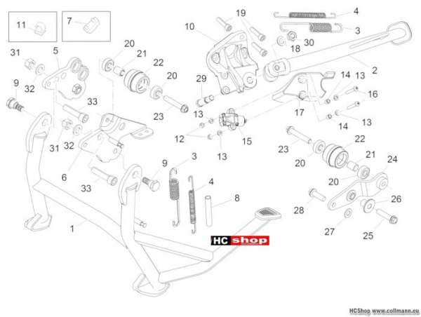 Aprilia Hauptständer Capo Nord 1200