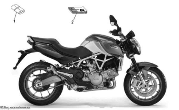Aprilia Werkzeugtasche+Anleitung NA Mana GT 850