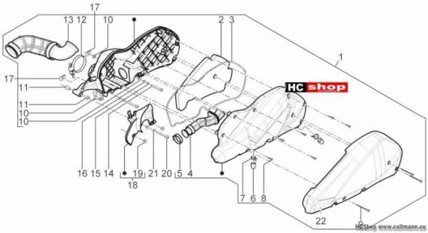Piaggio MP3 YOUrban 300ie Sport Luftfilter