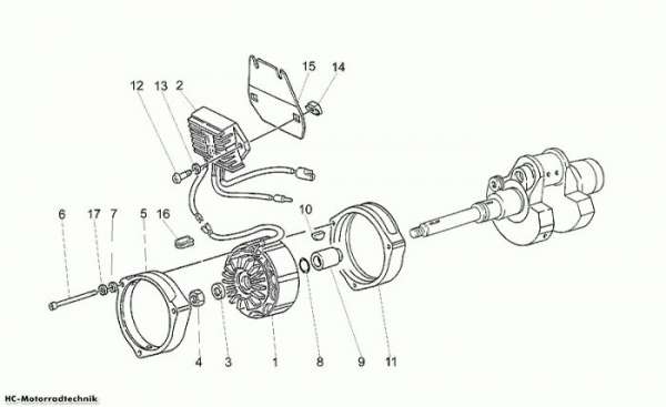 Moto Guzzi Stromgenerator California Special 1100