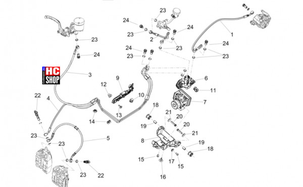 Aprilia RS 660 Factory E5+ - Bremsanlage - Bremsanlage ABS
