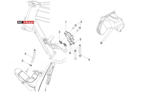Aprilia SX 50 E4 - Motor Secondary Air