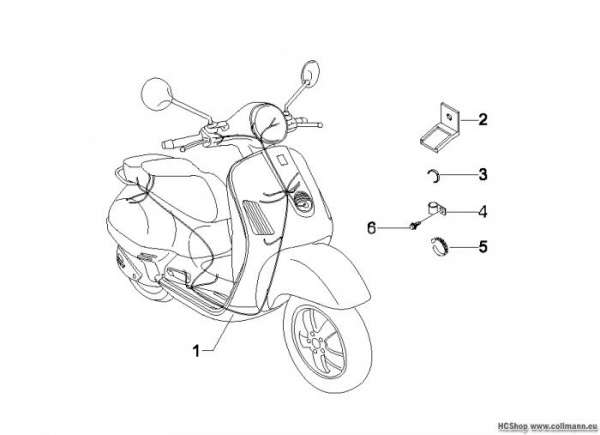 Vespa Hauptkabelbaum LX 125 4T ie