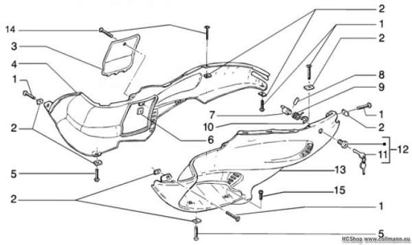 Gilera Verkleidungen Runner 50 Purejet