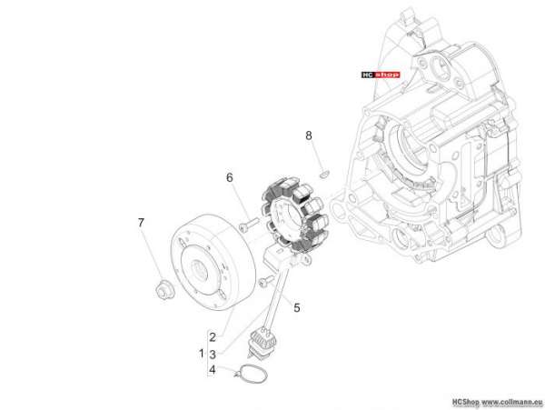 Piaggio Lichtmaschine NRG 50 DD