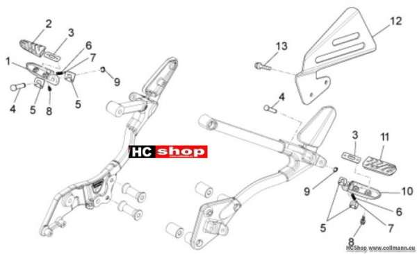 Moto Guzzi Stelvio 1200 Soziusrasten