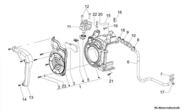 Aprilia Secondary air Mojito E3 125