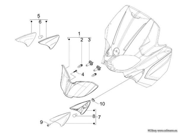 Gilera Vorderleuchten - Blinkleuchten Runner 125 ST