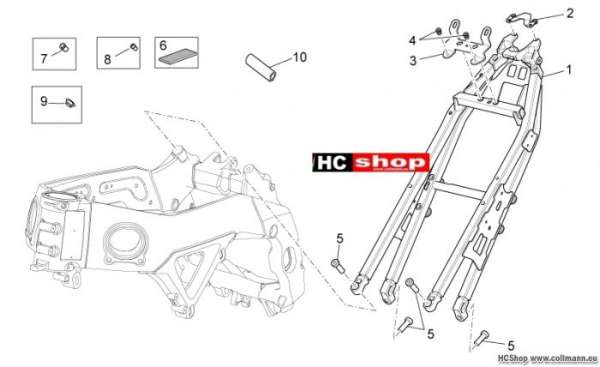 Aprilia Rahmen II RSV4 Factory ABS