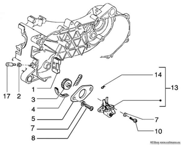Gilera Ölpumpe Runner 50 Purejet