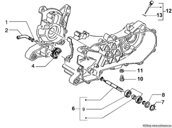 Gilera Wasserpumpe Runner 50 Purejet