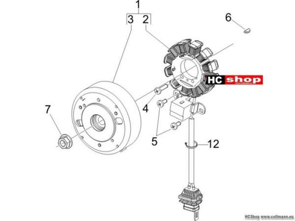 Piaggio Lichtmaschine nrg power dd
