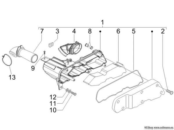 Piaggio Luftfilter Fly 50 2T