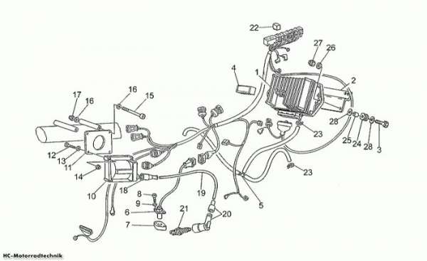 Moto Guzzi Magneti Marelli zündung Nevada Club 750