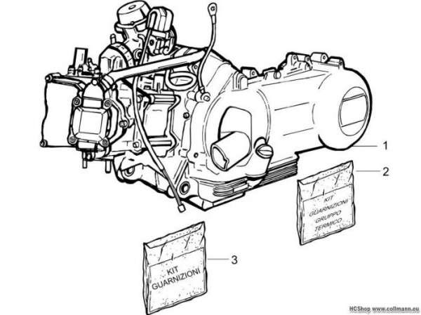 Vespa Motore completo LX 125 4T