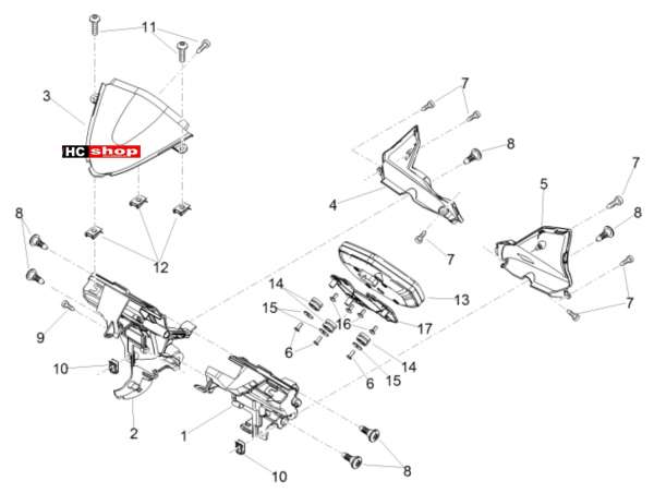 Aprilia Tuono V4 1100 RF E4 ABS - Lichter Instrumente