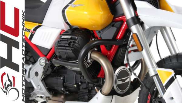 Motorschutzbügel schwarz Moto Guzzi V85 TT